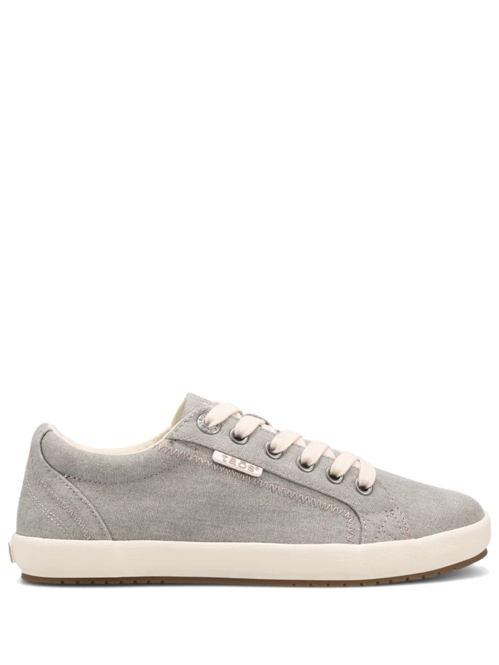 Taos Star Sneaker - Light Grey Canvas Shoe - Picture 9 of 10